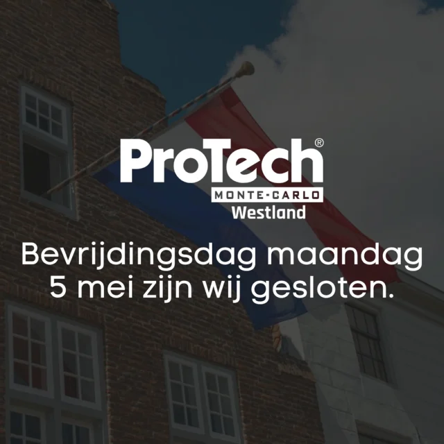 Op maandag 5 mei zijn wij gesloten in verband met Bevrijdingsdag. Dinsdag staan we weer voor je klaar!
Wij wensen iedereen een hele fijne Bevrijdingsdag! 🇳🇱

#Bevrijdingsdag #5mei #Vrijheid #Gesloten #Feestdag