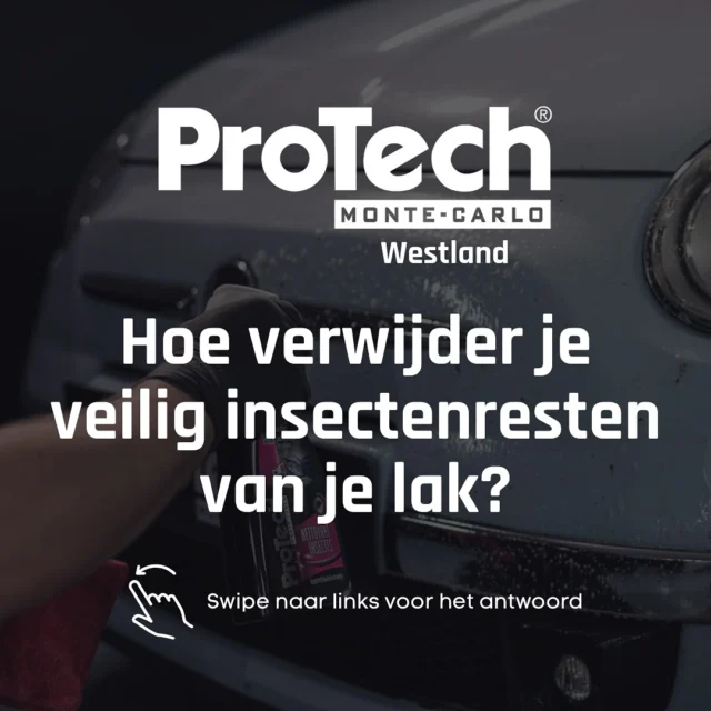 Insectenresten op je lak na het rijden? Geen zorgen, met deze snelle mini-detailing tip verwijder je ze veilig! Swipe naar links voor de antwoorden.

#ProTechwestland #Cardetailing #Detailingtips #Autodetailing #Detailinglife #Minidetailingtip #Carcare #Autoverzorging